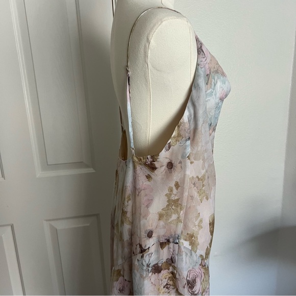 Wayf Womens Rendezvous Cowl Neck Slip Midi Dress - Picture 6 of 9